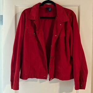 red jacket